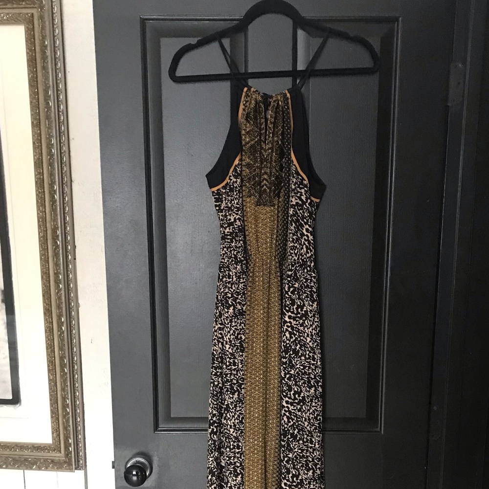 Anthropologie Greylin beaded maxi dress